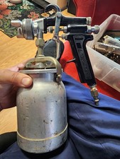 Binks Model 7 Spray Gun w/ Pressure Cup Vintage Industrial Paint Sprayer