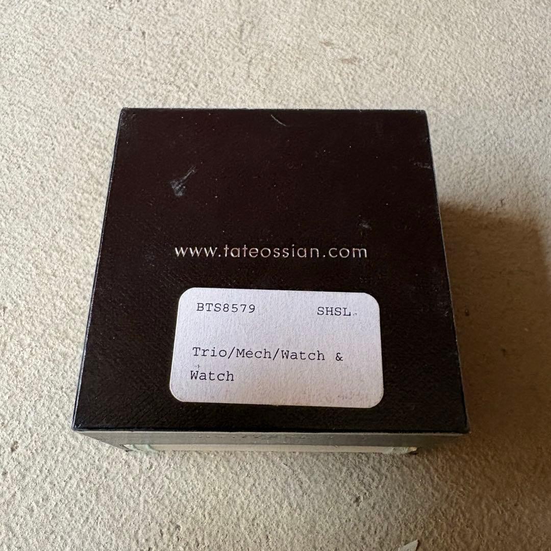 Lateossian Clock-Shaped Cufflinks Button With Box… - image 8