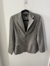 Vintage Made In USA Ralph Lauren Women s Grey Pin Stripe Suit