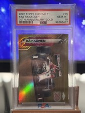 2020 Topps Chrome Formula 1 - F1 Cars Kimi Raikkonen #35 Gold Refractor
