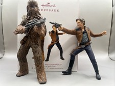 Hallmark Keepsake 2018 Solo  A Star Wars Story  Han Solo And Chewbacca  Ornament