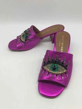Pre-Owned Kurt Geiger Purple Size 36.5 Mule Heels
