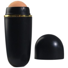 2Pcs Reusable Volcanic Stone Facial Oil Blotting Rollers Face Care Tool Black
