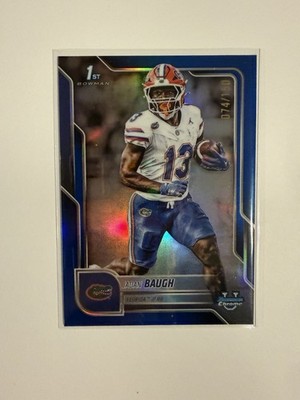 2025 Bowman University Chrome - Jadan Baugh #65 Blue Refractor /150 (RC)