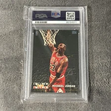 Michael Jordan PSA 8 NM-MT, 1993 Hoops with Harold Miner Face To Face #FTF 10