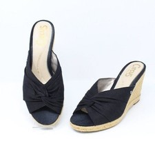 Circus by Sam Edelman Bea Espadrille Wedge Black 8