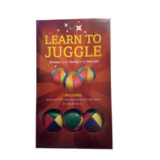 NEW SEALED Learn to Juggle Kit 3 Juggling Balls 50 Easy to Follow Tips  Tricks