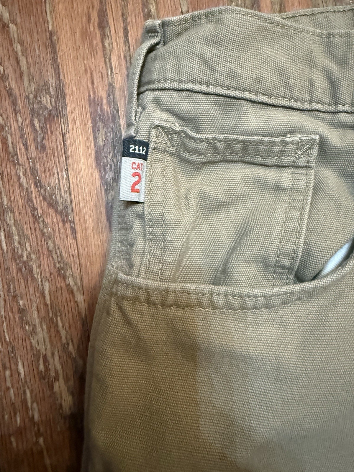 CARHARTT FRB159 GKH Flame Resistant Canvas Loose Fit Dungaree Cargo Pants 36x30. thumbnail 5