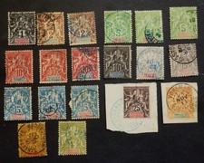 Madagascar timbres 1896-1906
