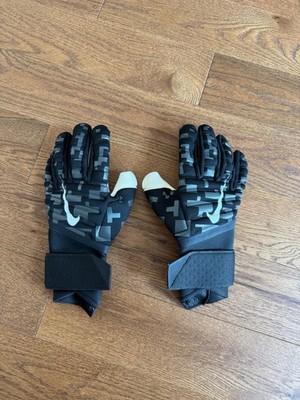 Nike Phantom Elite Pro Goalkeeper Gloves Black Geometric Men Size 8 DM4007-010