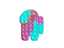 Among Us Pop-It purple and blue color mix