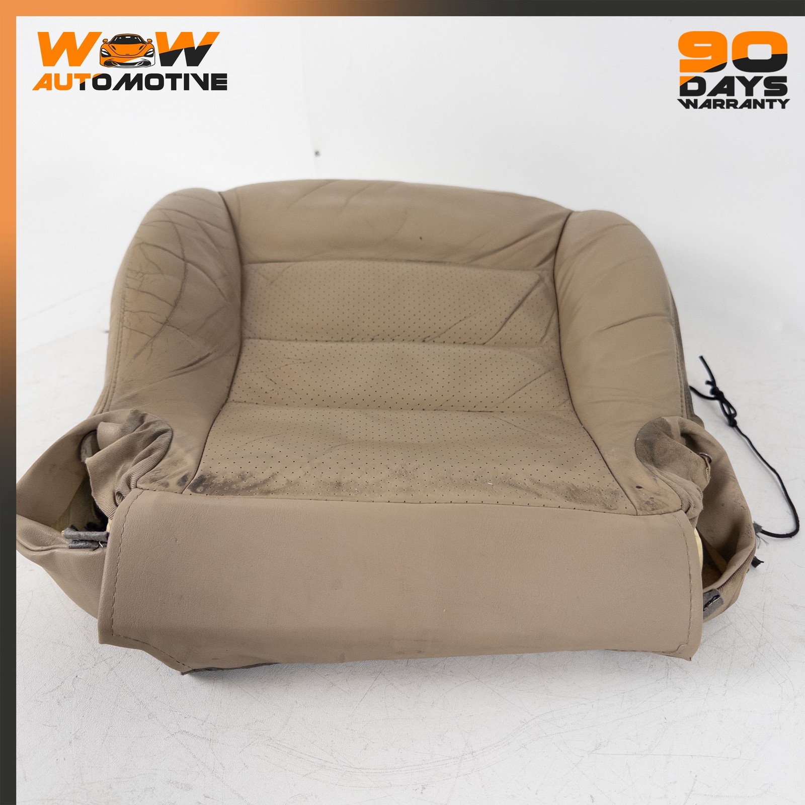 06-11 CHEVROLET CORVETTE C6 FRONT LEFT DRIVER SIDE BOTTOM LOWER SEAT CUSHION OEM