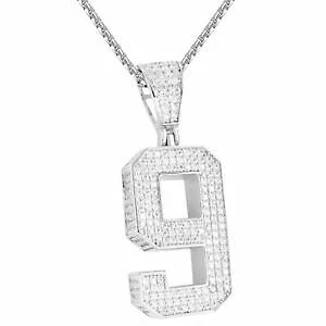 Oro Blanco Piedra Deportiva Moda Collares y Colgantes