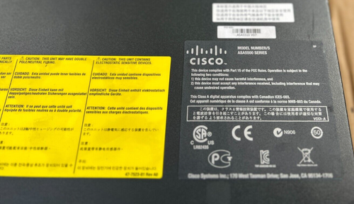 Cisco ASA5510 Series Firewall Network Adaptive Security Appliance | 1x PSU - 第 2/3 張圖片