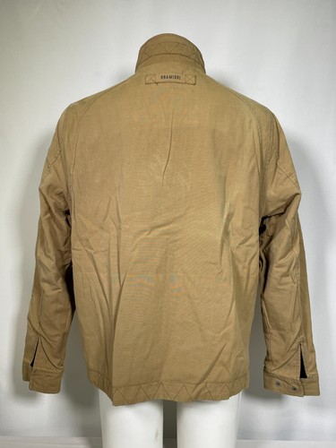 GRAMICCI Beige High Neck Zip Up Bomber Jacket Men's LARGE - Picture 7 of 13