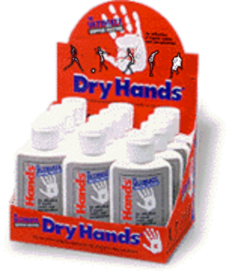 DRY HANDS 2 oz. Sport Grip Powder for Pole Dancing, Baseball, Golf etc