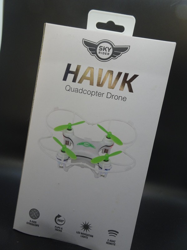 Sky Rider Hawk Drone Quadopter Drone DR108W New and In the Box--0124
