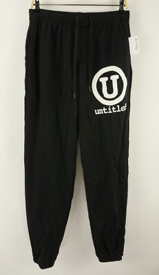 New Designs Untitled Circle U Untitled Men's Medium x 32'' Black Fleece Joggers