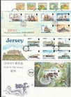 JERSEY 2001 COMPLETE COMMEMS FIRST DAY COVER ( 14 ) YEAR SET - SEE SCANS