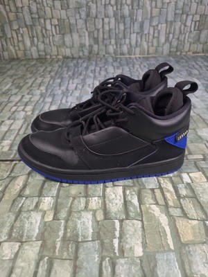 jordan fadeaway black and blue