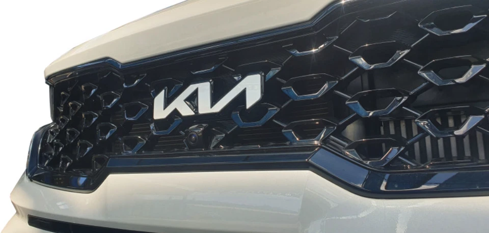 Original Blanco Perla Frontal KIA Logo OEM Emblema Para SORENTO MQ4 (20~23) Foto 4 de 4