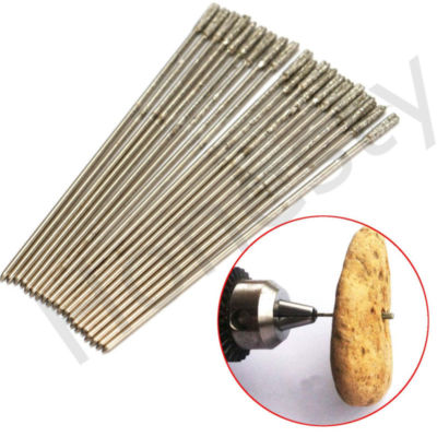 10X 1～2mm Solid Diamond Coated Drill Bits Hole Lapidary Needle For Jewelry Agat