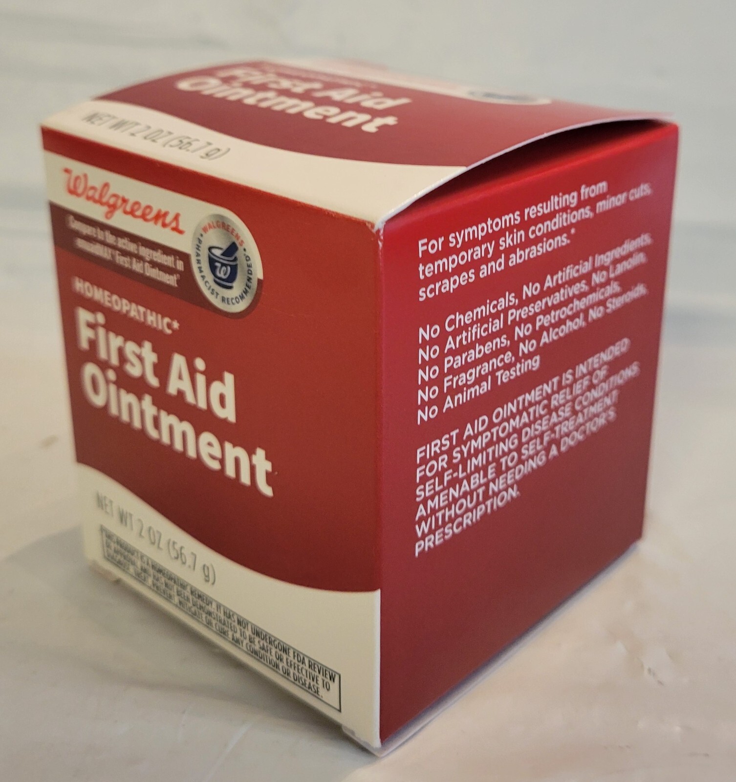 Walgreens Homeopathic First Aid Ointment 2oz Compare To Emuaid Max Lot Of  2