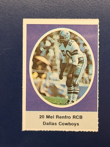 1972 Sunoco Football Stamps Complete Your Set You Pick Choose Players M to R - Picture 96 of 116