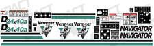 Vermeer D24x40a Decal Kit Drill - printed/laminated 7 YEAR OUTDOOR VINYL!