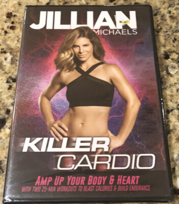 Jillian Michaels Killer Cardio DVD Fitness Training Workout Exercise Video NEW 