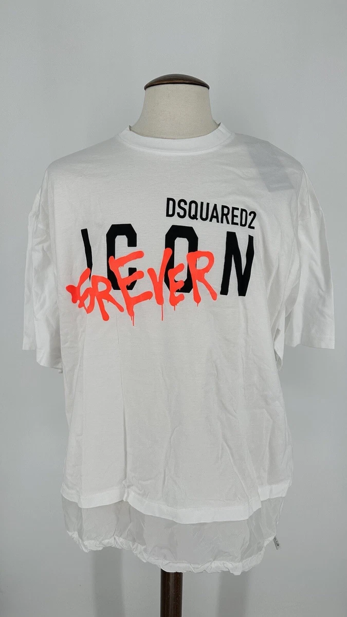dsquared2 white t shirt