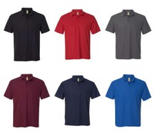 Gildan Men's Polo Shirt Moisture Wicking Performance Sport Golf Light Weight NEW