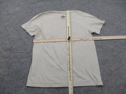 Adidas Shirt Mens Medium Brown Short Sleeve Adult Spell Out Camo Tee - Picture 7 of 10