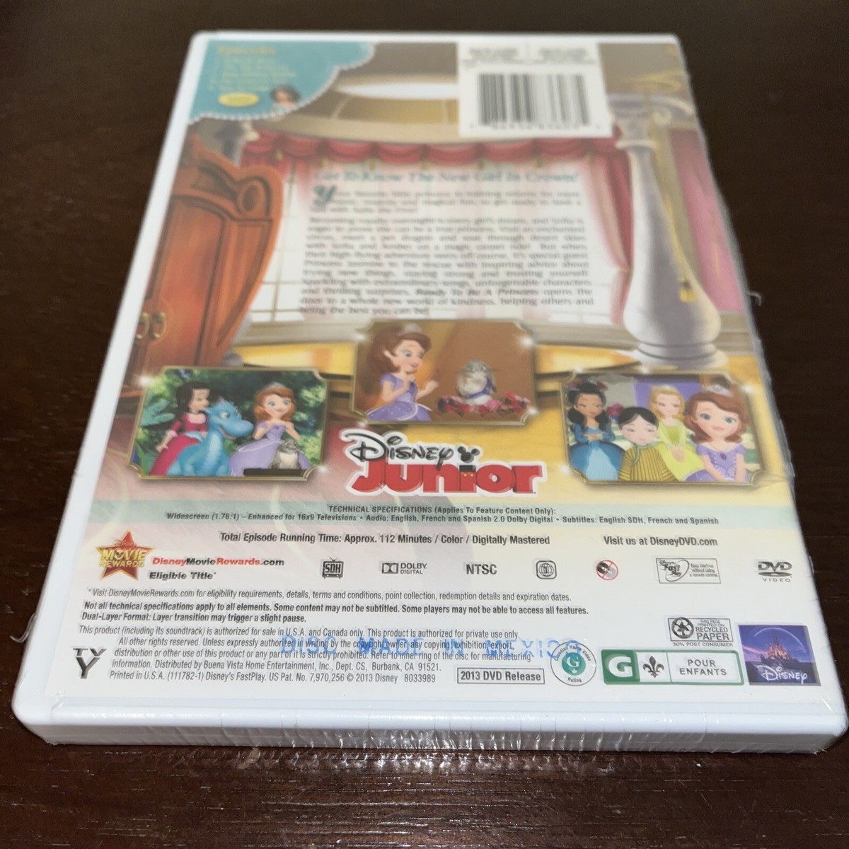 Sofia The First Ready To Be A Princess Disney Junior DVD Brand New