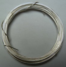 Silberdraht mit Kupferkern, versilberter Kupferdraht - Ø 0,60mm bis 1,50mm