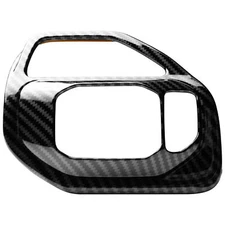 For 2019-2024 Ram 1500 4 Wheel Drive Switch Trim Overlay Carbon Fiber Print ABS