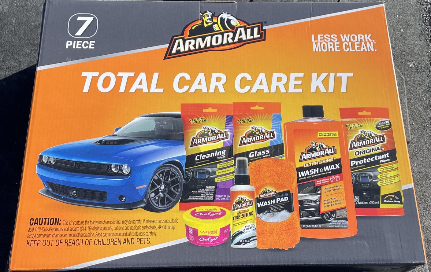 ArmorAll 7 Piece Total Car Care Kit NEW Wax Tire Shine 70612459367 eBay
