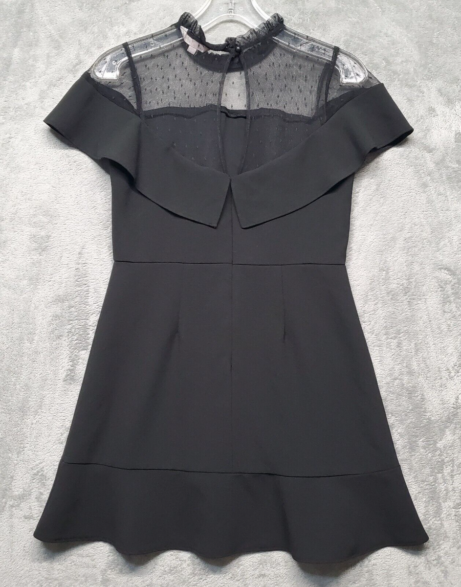 nanette lepore evening dresses Nanette Lepore Black Sequin Long Sleeve Party Dress Evening Size 0 New