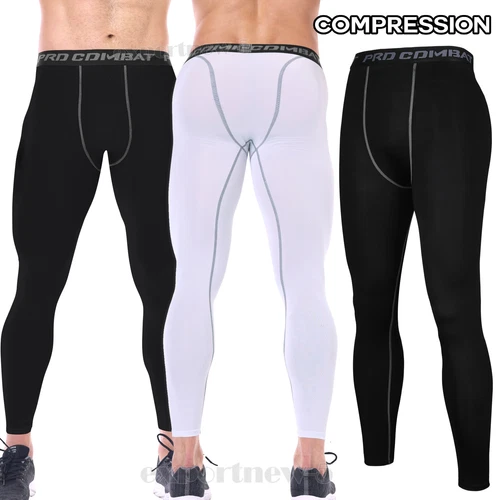 Herren Kompressions Leggings Hose Trousers Fitness Baskerball Jogginghose HEISS - Bild 1 von 24