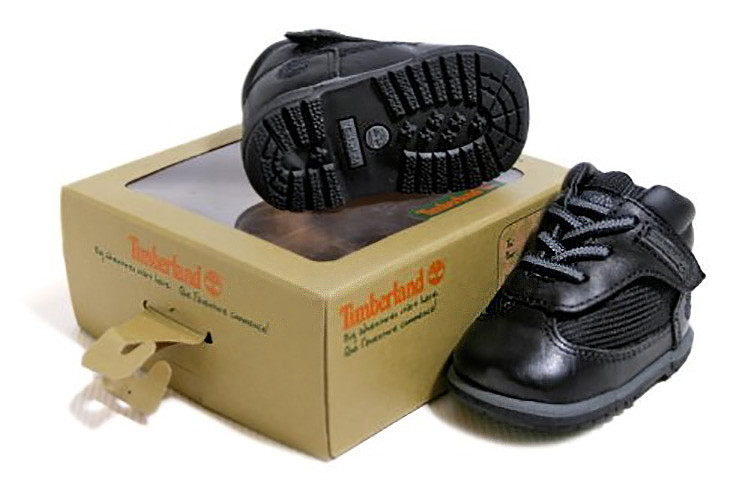 Timberland Field Crib Bootie Infant Toddler Black Casual Boots NOUVEAUX-NE 24809