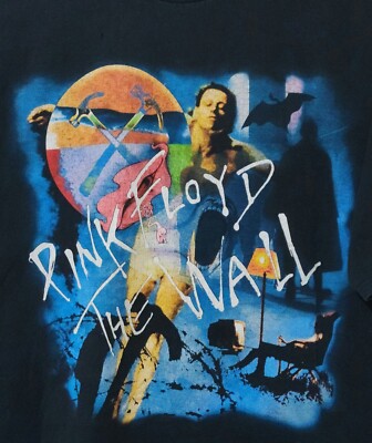Vintage 2001 Pink Floyd The Wall Band Tour Double Sided T-Shirt XL
