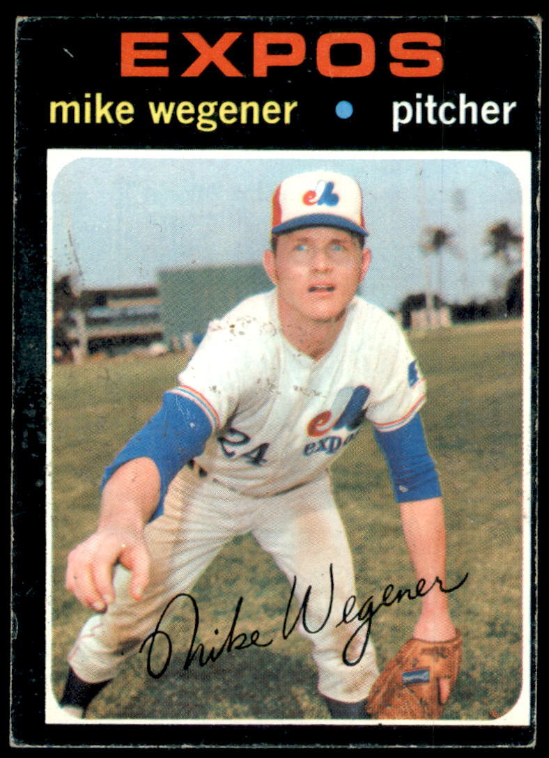 1971 Topps Mike Wegener Montreal Expos #608