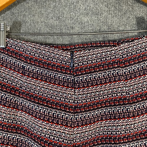 Kookai Shorts Womens 38 / AU 10 Red Hot Pants Knit Astrid Relaxed Striped 2Y - Picture 12 of 12