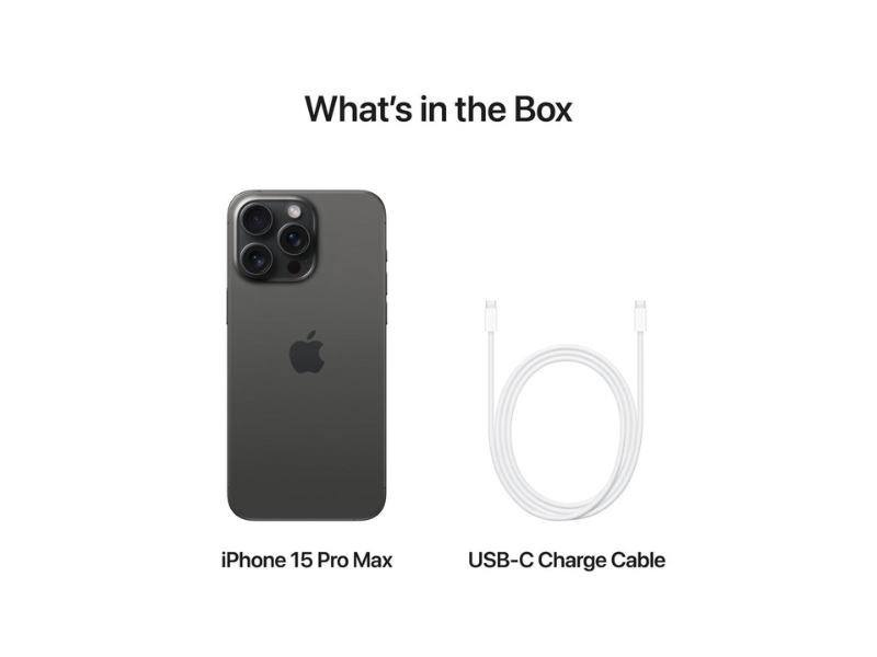 Apple iPhone 15 ProMax 1TB UNLOCKED BLACK Titanium Dual SIM