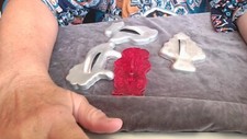 4 Cookie Cutters: 2 Tin Animals (Lion/Bunny)&...