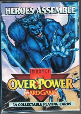 OVERPOWER - HEROES ASSEMBLE * 1 Starter 1st Edition English * OVP * ab 13 Jahre