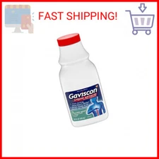 Gaviscon Extra Strength Cool Mint Liquid Antacid For Fast-Acting Heartburn Relie