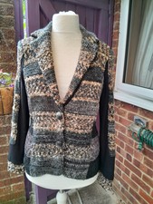 Lulu-h Jacket Size Xl Black Cream Grey