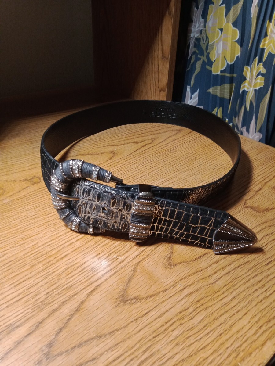 Chico’s Reptile Rounds Silver‎ Metal Chain Belt NWT size S/M Chicos Silver Metal Disk Small Snake Print Belt | eBay main image 2