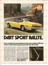 1973 Dodge Dart Sport Rallye Vintage Magazine Ad 1973 Dodge Dart Sport Rallye Vintage Magazine Ad